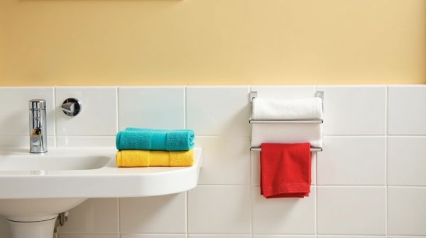 Choisir un porte-serviette pratique sans percer pour votre salle de bain