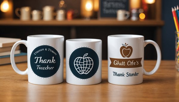 Des mugs personnalisés pour remercier votre maîtresse